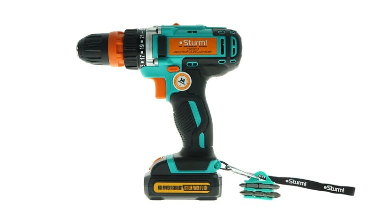Дрель-шуруповерт аккумуляторная Sturm CD3212L