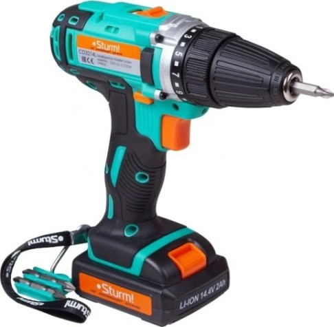 Дрель-шуруповерт аккумуляторная Sturm CD3214L Дрель-шуруповерт аккумуляторная Sturm CD3214L