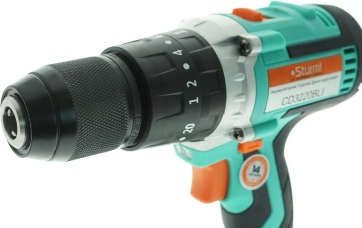 Дрель-шуруповерт аккумуляторная Sturm CD3220BLI Дрель-шуруповерт аккумуляторная Sturm CD3220BLI