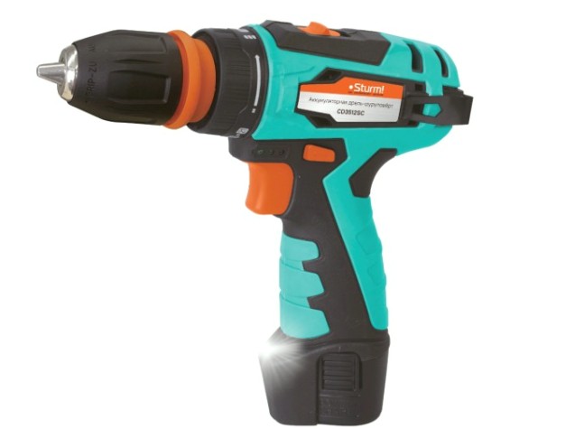 Дрель-шуруповерт аккумуляторная Sturm CD3512SC