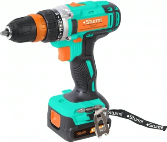 Дрель-шуруповерт аккумуляторная Sturm CD3614T