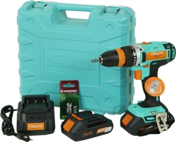 Дрель-шуруповерт аккумуляторная Sturm CD3620T