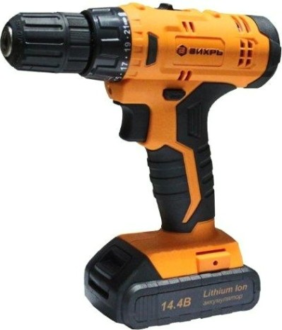 Дрель-шуруповерт аккумуляторная ВИХРЬ ДА-14л-2ка [72/14/20]
