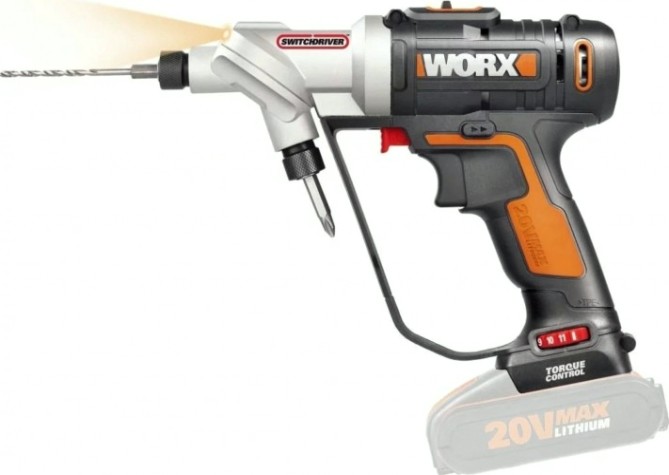 Дрель-шуруповерт аккумуляторная Worx Switchdriver WX176.9 без АКБ и ЗУ [WX176.9]