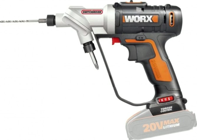 Дрель-шуруповерт аккумуляторная Worx Switchdriver WX176.9 без АКБ и ЗУ [WX176.9]