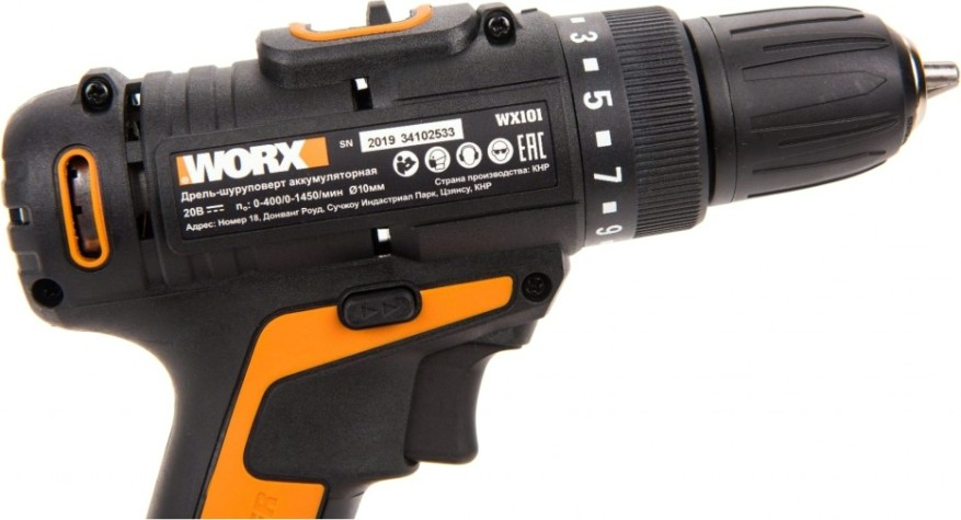 Дрель-шуруповерт аккумуляторная Worx WX101