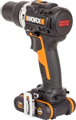 Дрель-шуруповерт аккумуляторная Worx WX352 ударная, бесщеточная