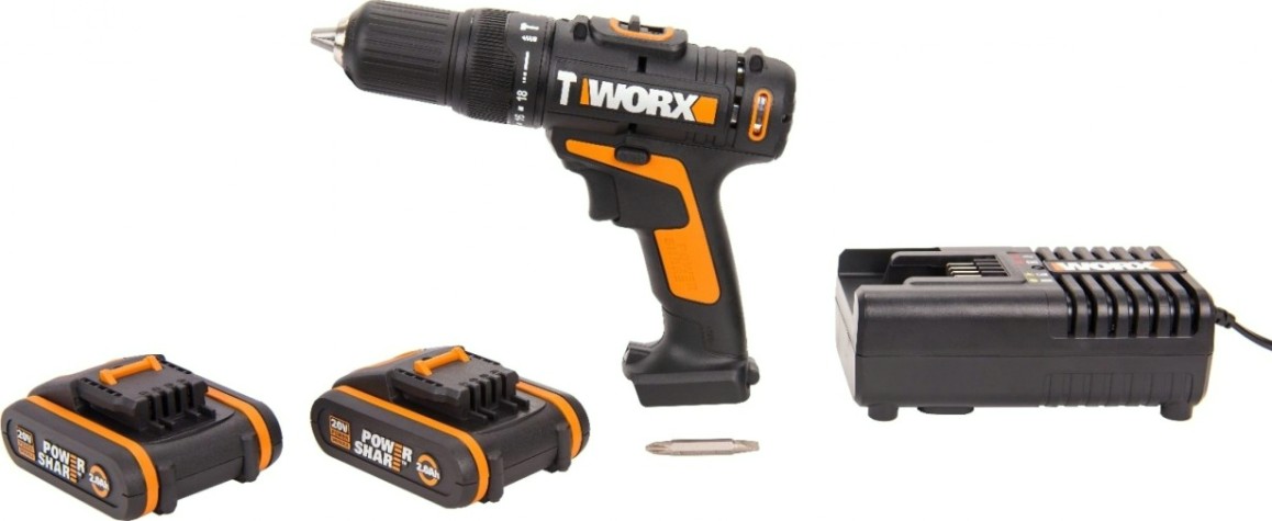 Дрель-шуруповерт аккумуляторная Worx WX371.1 ударная Дрель-шуруповерт аккумуляторная Worx WX371.1 ударная