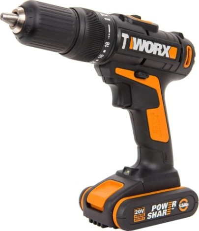 Дрель-шуруповерт аккумуляторная Worx WX371.3 ударная Дрель-шуруповерт аккумуляторная Worx WX371.3 ударная