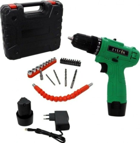 Дрель-шуруповерт аккумуляторная ZITREK Green 12-Li-ion Max [063-4043]