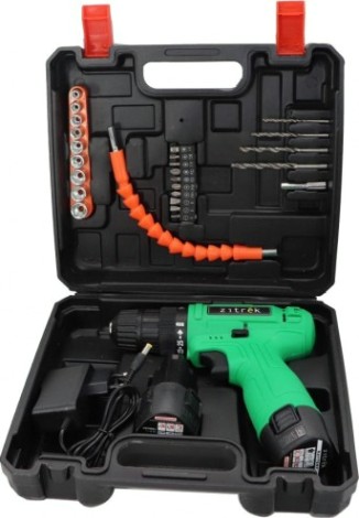 Дрель-шуруповерт аккумуляторная ZITREK Green 12-Li-ion Max [063-4043]