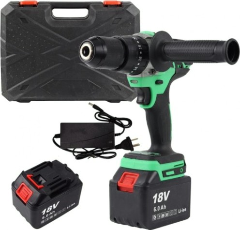 Дрель-шуруповерт аккумуляторная ZITREK Green Impact 18V 2x6.0 Ah ударная [063-4046]