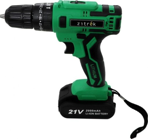 Дрель-шуруповерт аккумуляторная ZITREK Green Impact 21V ударная [063-4044]