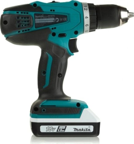 Дрель-шуруповерт MAKITA DF 457 DWE [DF457DWE]