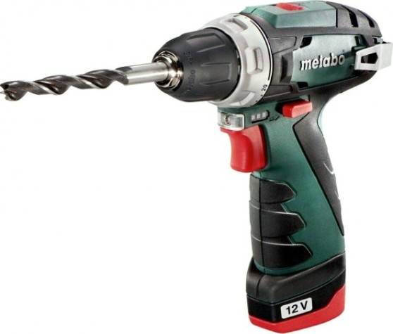 Дрель-шуруповерт METABO PowerMaxx BS Basic 2х2,0 Ач, кейс [600080500] Зарядное устройство LC 40