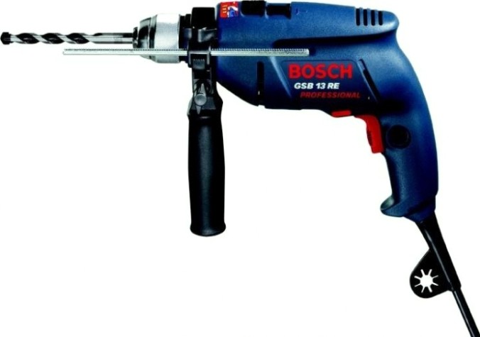 Дрель ударная сетевая BOSCH GSB 13 RE (ЗВП) односкоростная [0601217102]