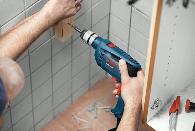 Дрель ударная сетевая BOSCH GSB 13 RE (ЗВП) односкоростная [0601217102]