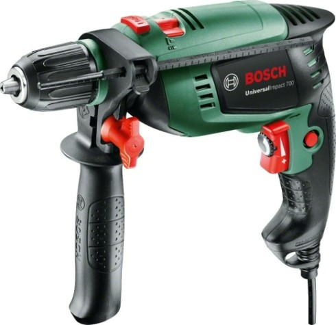 Дрель ударная сетевая BOSCH UniversalImpact 700 [0603131020] Кейс