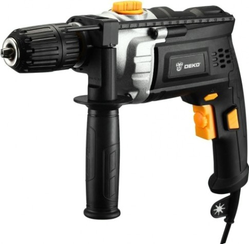 Дрель ударная сетевая DEKO DKID1200W в кейсе [063-4327]