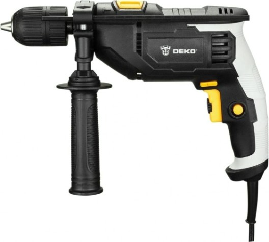 Дрель ударная сетевая DEKO DKID850W BMC and quick-release chuck в кейсе [063-4326]