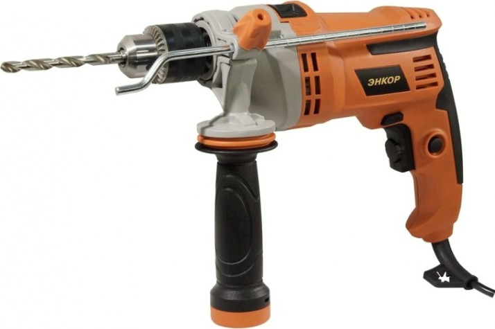 Дрель ударная сетевая ЭНКОР ДУЭ-750ЭР/13М [50081]