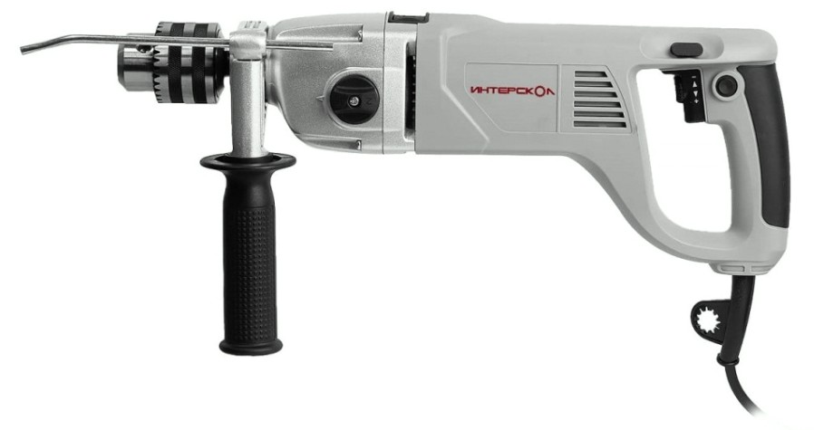 Дрель ударная сетевая ИНТЕРСКОЛ ДУ-22/1200 ЭРП2 двухскоростная [330.1.0.00]