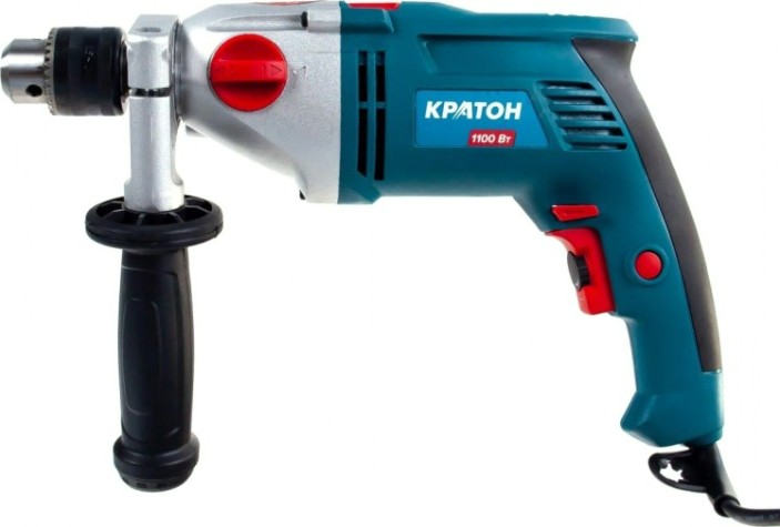 Дрель ударная сетевая КРАТОН PD-1100-13/2P [3 02 01 024]