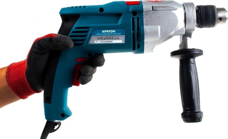 Дрель ударная сетевая КРАТОН PD-1100-13/2P [3 02 01 024]