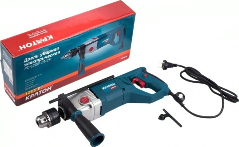 Дрель ударная сетевая КРАТОН PD-1200-13/2P [3 02 01 025]