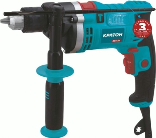 Дрель ударная сетевая КРАТОН PD-850-13P [3 02 01 023]