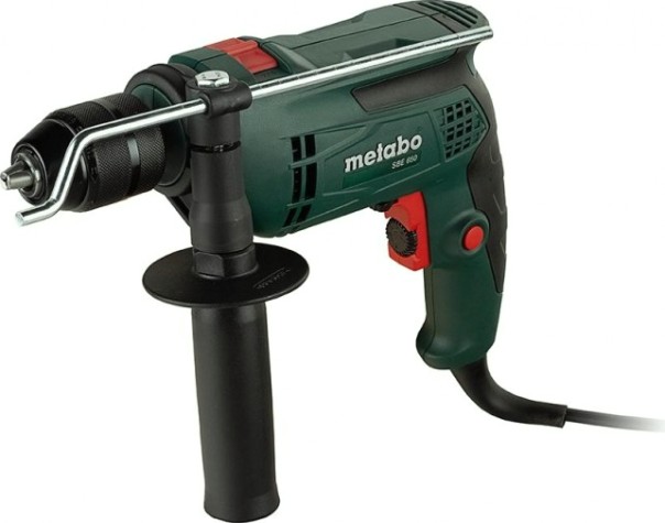 Дрель ударная сетевая METABO SBE 650 (БЗП) односкоростная [600671850]