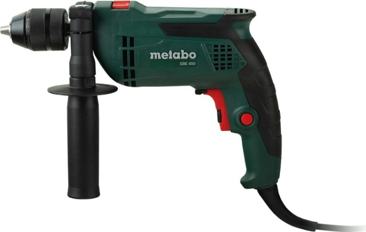 Дрель ударная сетевая METABO SBE 650 (БЗП) односкоростная [600671850]