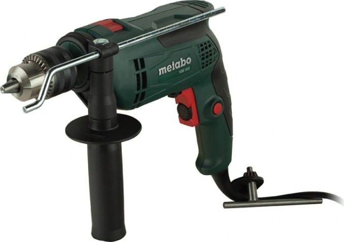 Дрель ударная сетевая METABO SBE 650 (ЗВП) односкоростая [600671000]