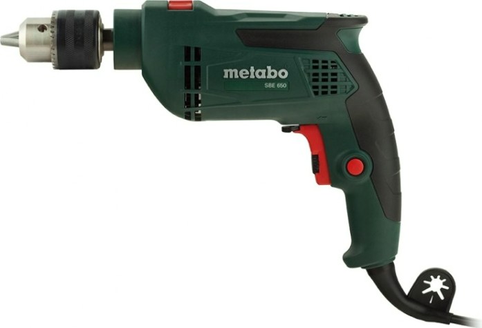 Дрель ударная сетевая METABO SBE 650 (ЗВП) односкоростая [600671000]