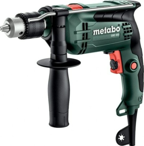Дрель ударная сетевая METABO SBE 650 (ЗВП) односкоростая [600742000]
