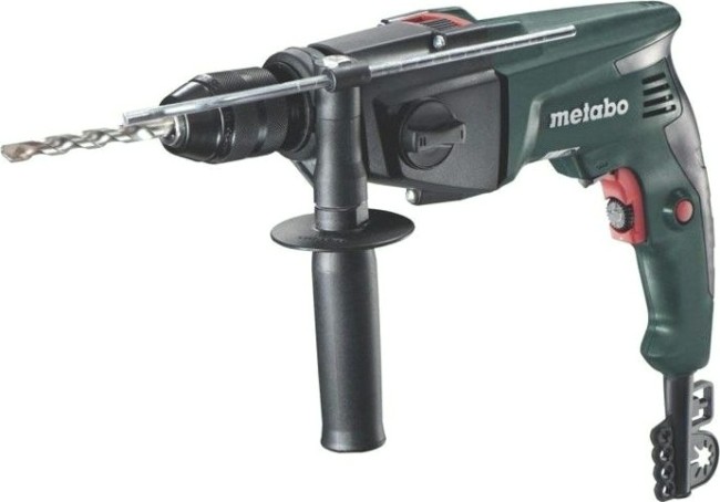 Дрель ударная сетевая METABO SBE 760 (БЗП) двухскоростная, кейс [600841850]