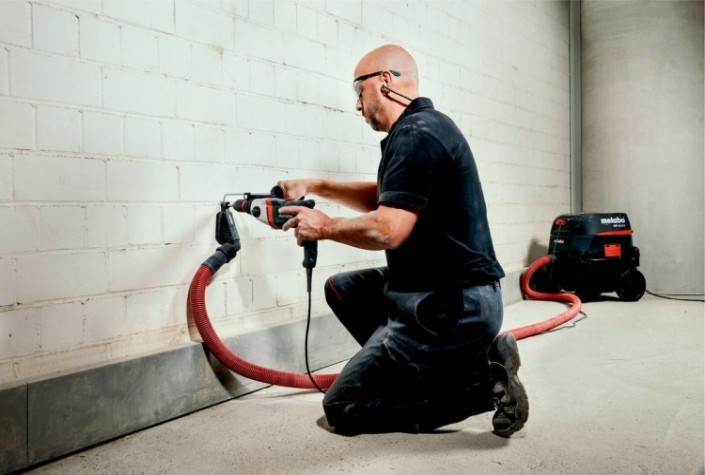 Дрель ударная сетевая METABO SBEV 1000 - 2 (ЗВП) двухскоростная [600783000]