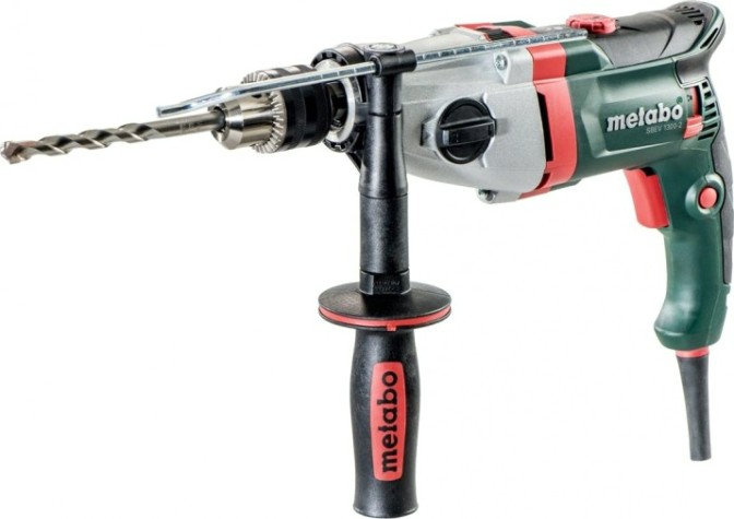 Дрель ударная сетевая METABO SBEV 1300 - 2 (ЗВП) двухскоростная [600785000]