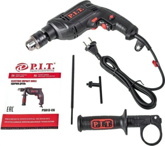 Дрель ударная сетевая P.i.t. PSB13-C6