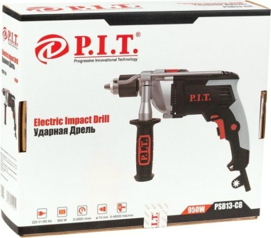Дрель ударная сетевая P.i.t. PSB13-C8