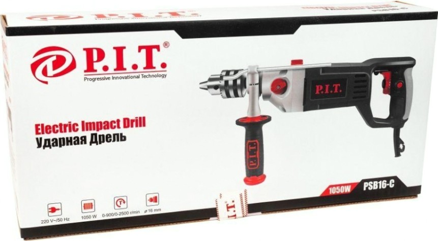 Дрель ударная сетевая P.i.t. PSB16-C