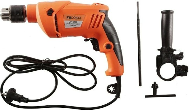 Дрель ударная сетевая СОЮЗ ДУС-2180 Дрель ударная сетевая СОЮЗ ДУС-2180