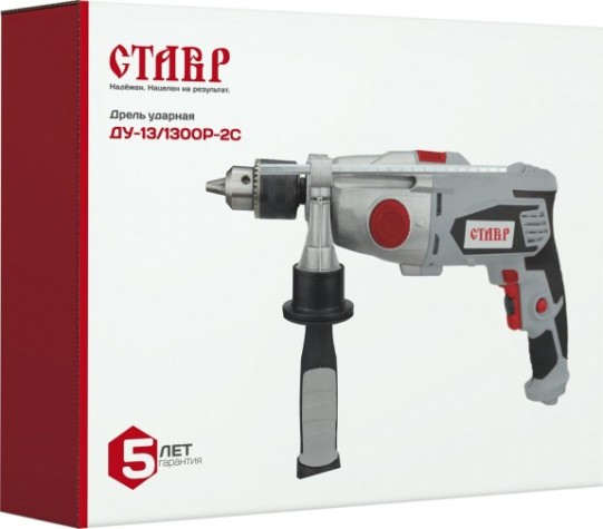 Дрель ударная сетевая СТАВР ДУ-13/1300Р-2С [ст13-1300р2с]