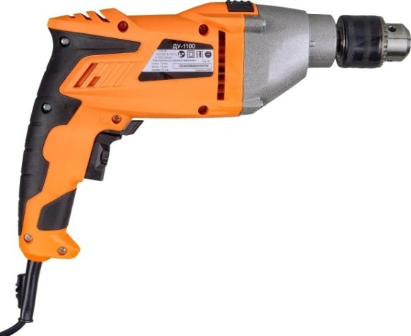 Дрель ударная сетевая ВИХРЬ ДУ-1100 односкоростная [72/8/4]