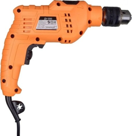 Дрель ударная сетевая ВИХРЬ ДУ- 550 односкоростная [72/8/1]