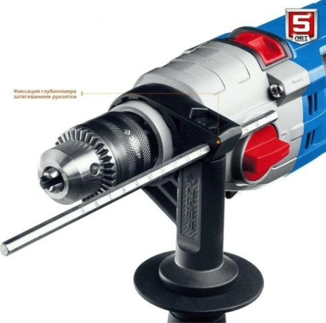 Дрель ударная сетевая ЗУБР ДУ-П850-2 ЭРМ Профессионал Дрель ударная сетевая ЗУБР ДУ-П850-2 ЭРМ Профессионал