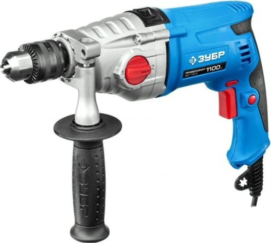 Дрель ударная сетевая ЗУБР ЗДУ-1100-2 ЭРМКМ2 Профессионал