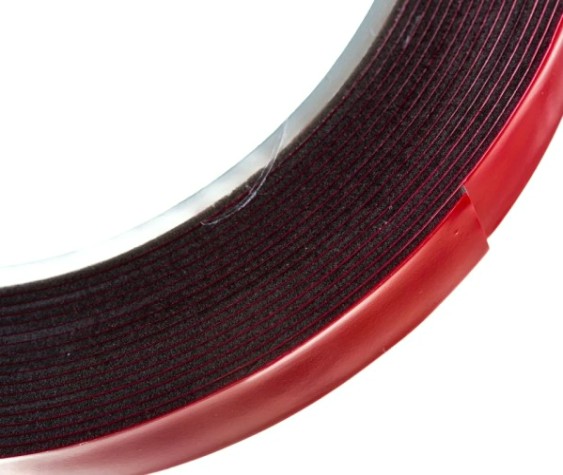 Двусторонний скотч REXANT 09-6012 на HBA акриловой основе 12 мм (ролик 5 м) серый