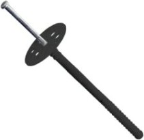 Дюбель 10 х 200 изоляционный с металлическим гвоздем [124882]