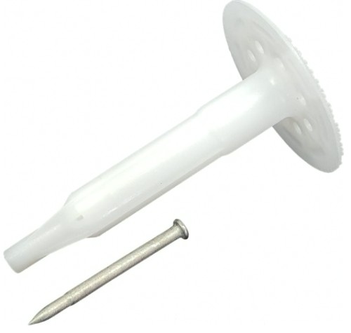 Дюбель-гриб GNG GNINR-100-6-IP (уп.100 шт.) тарельчатый с гвоздем [GNINR1006IP]